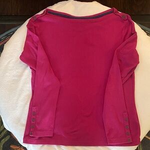 Tommy Hilfiger Pink Long Sleeve Top